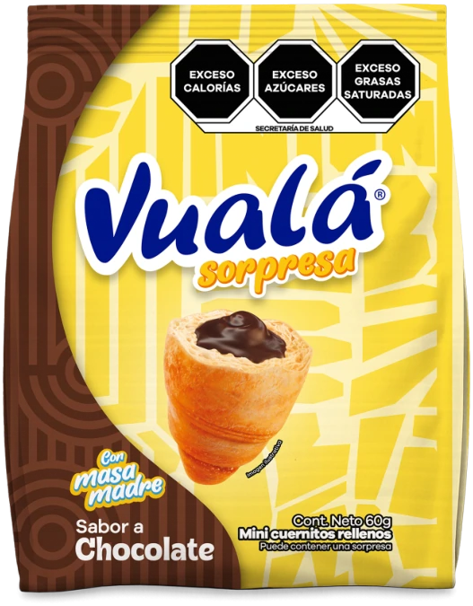 Vualá Sorpresa sabor chocolate