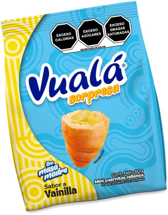 Vualá Sorpresa sabor vainilla